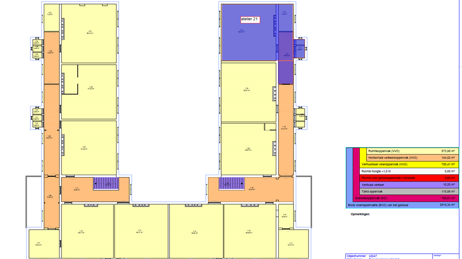 2023 plattegrond 2e Nassaustraat8-21