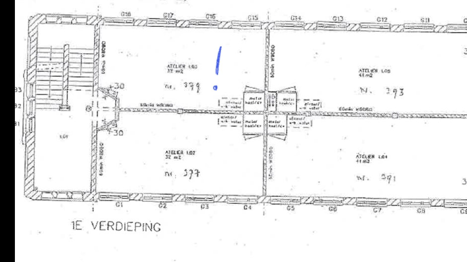 plattegrond quarnantrkreoianjebgebouw