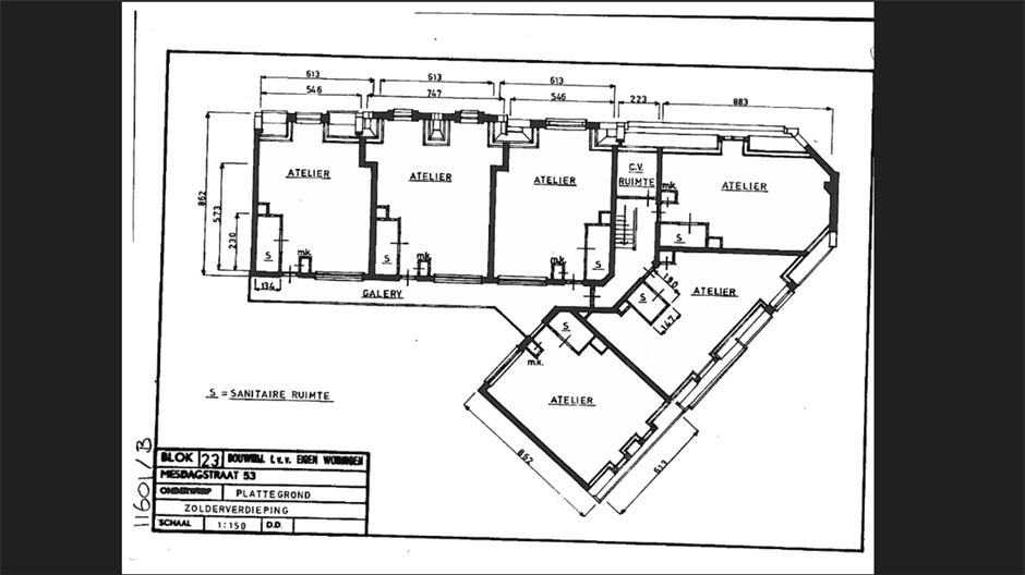 plattegrond Egelantiersgracht 666