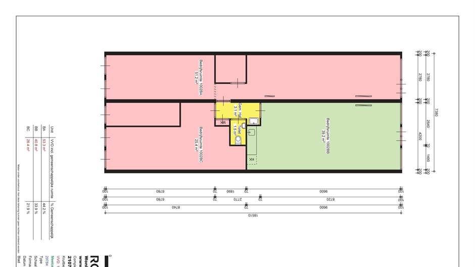 plattegrond BB landschap