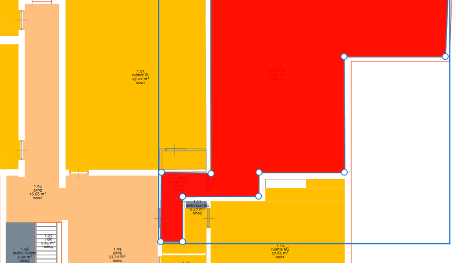 Plattegrond Lauriergracht 6K